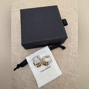 Laura Lombardi two tone Fillia earrings